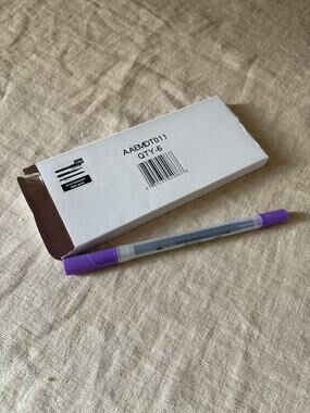 Art Alternatives Markers Dual Tip Light Purple Brush + 2mm Bullet Nib Box of 6